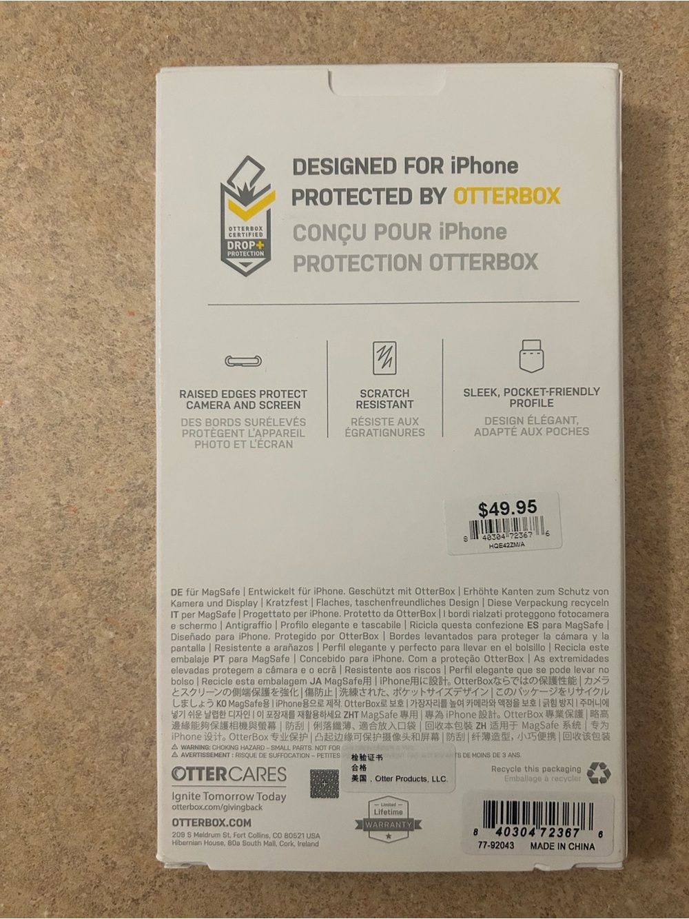OtterBox - Clear iPhone 14 Plus Case (ONLY) Purple Eminence ๐๐ฑ - Picture 4 of 4